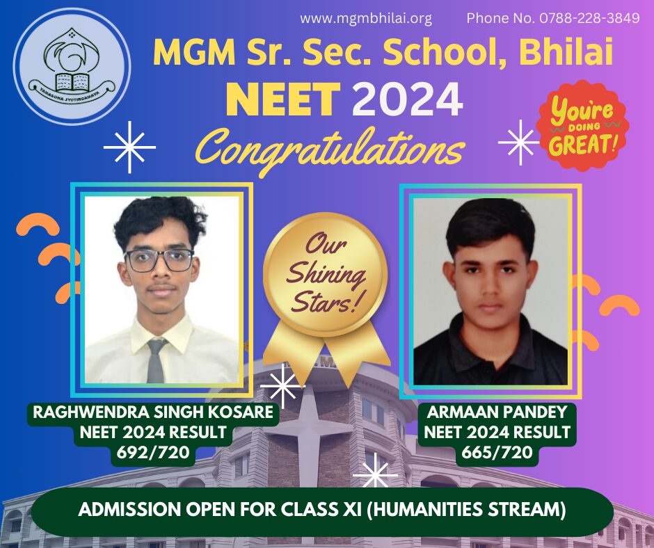 NEET 2024 Achievers from MGM