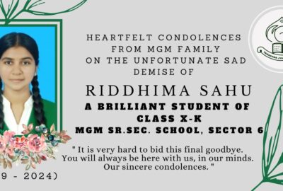 Riddhima Sahu of Class X